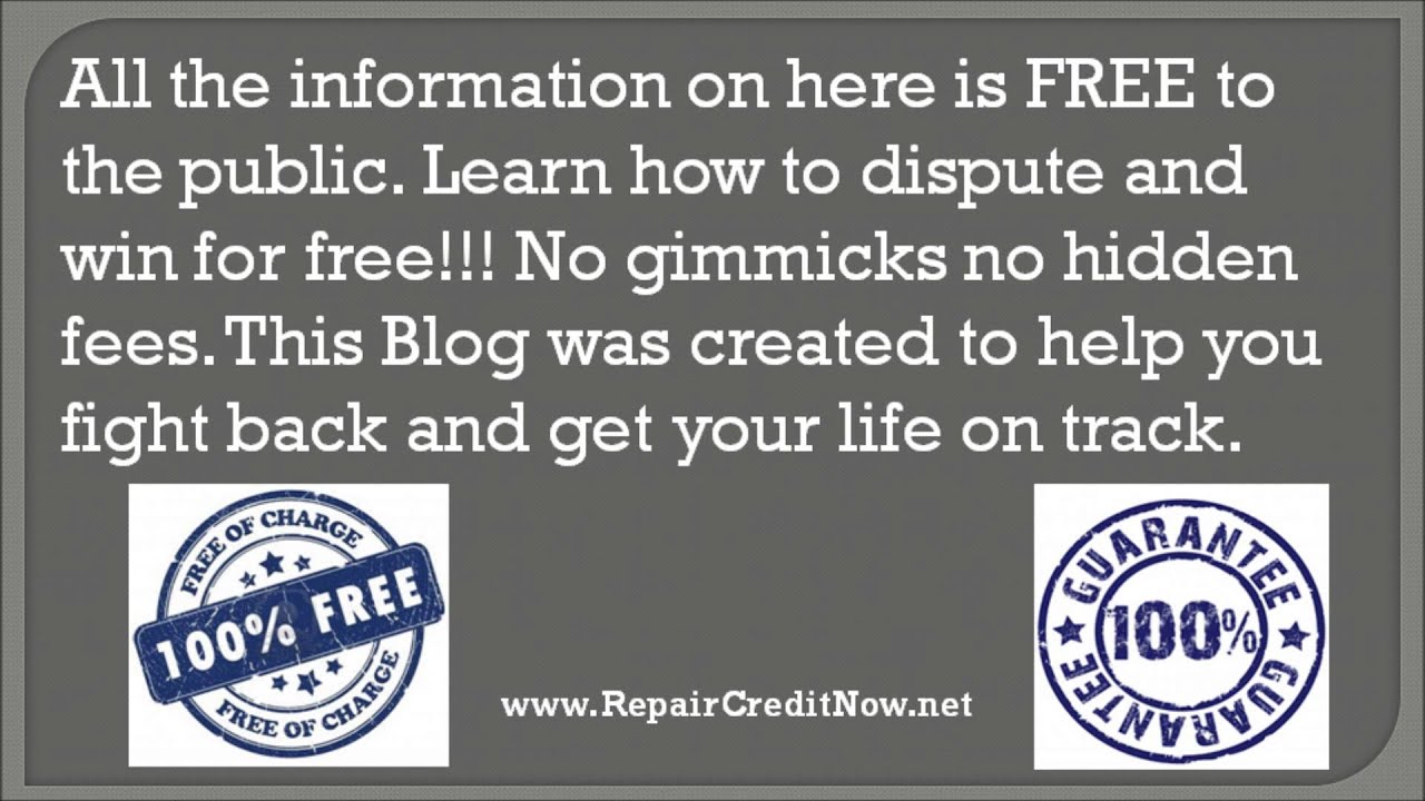 Do it yourself Credit Repair