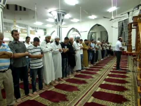 صلاة التراويح ليلة الأول من رمضان في مسجد البخاري - جلجولية