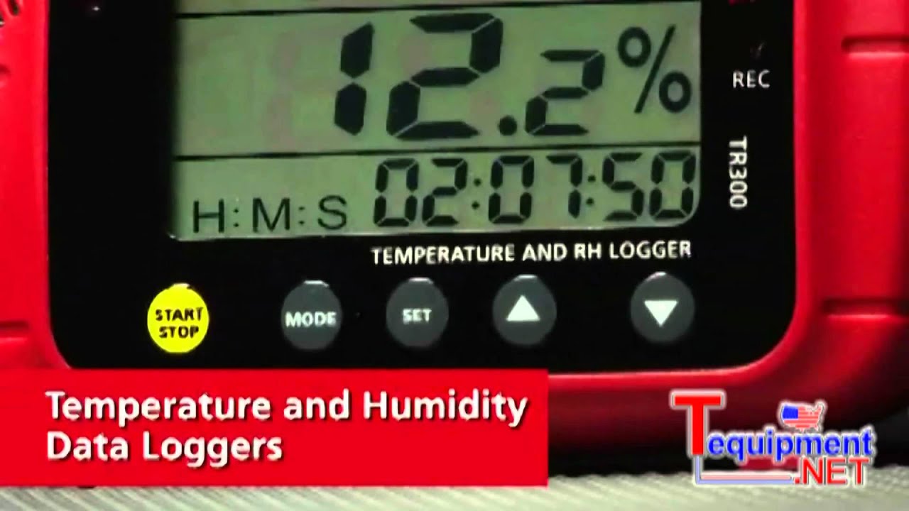 Amprobe TR300 Temperature & Relative Humidity Data Logger - YouTube