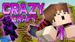 Minecraft: Crazy Craft Modded Survival Playthrough w/Mitch! Ep. 1 - HOW TO TRANSFORM!