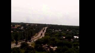 AA "BUK" vehicle Pro-Kremlin fighters going from Torez to Snizhne