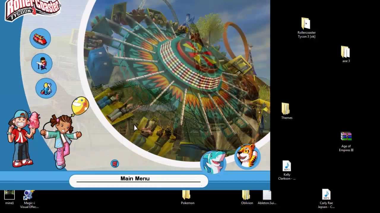 Rollercoaster Tycoon 3 Free Download - YouTube