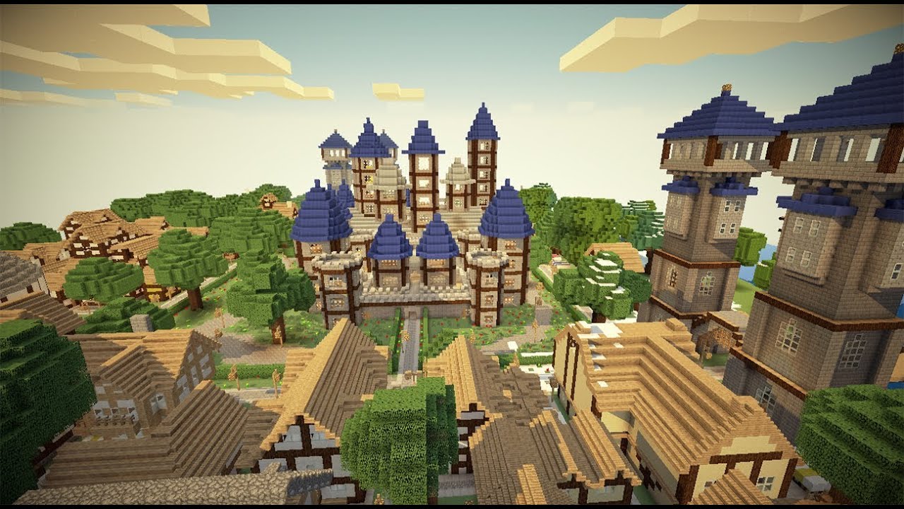 Kingdom Of Verona - Minecraft Medieval Map Download - YouTube