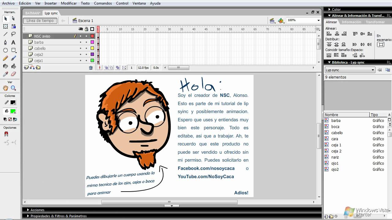 Tutorial Flash Basico | tutorial flash lip sync basico con descarga para flash Tutorial Flash Basico | tutorial flash lip sync basico con descarga para flash