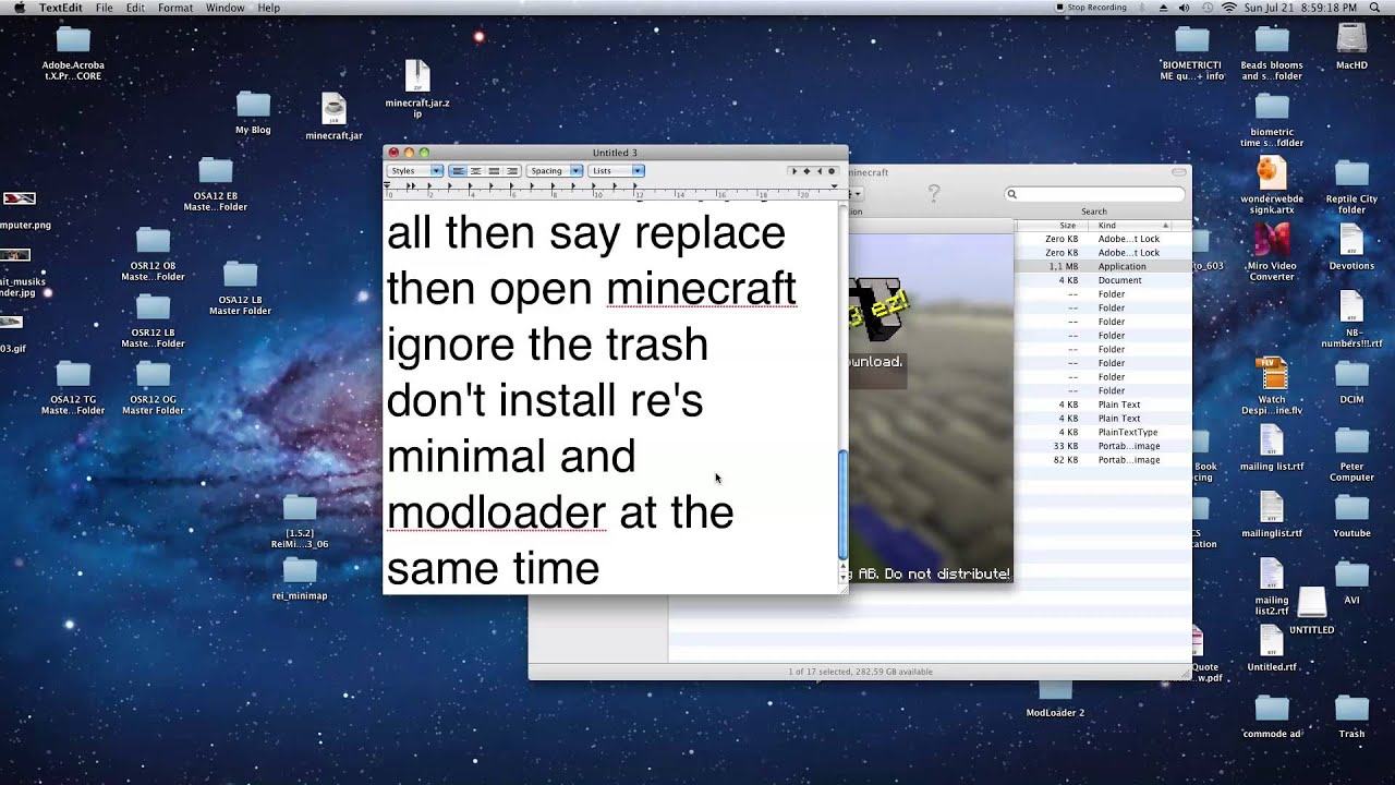 How to install Modloader and a mod (MAC) - YouTube