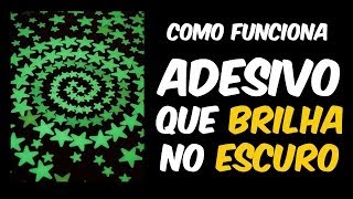 Como funcionam os adesivos que brilham no escuro