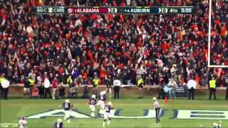 Auburn defeats Alabama 11/30/13 109 Yard Missed Field Goal Return For Touchdown by Chris Davis