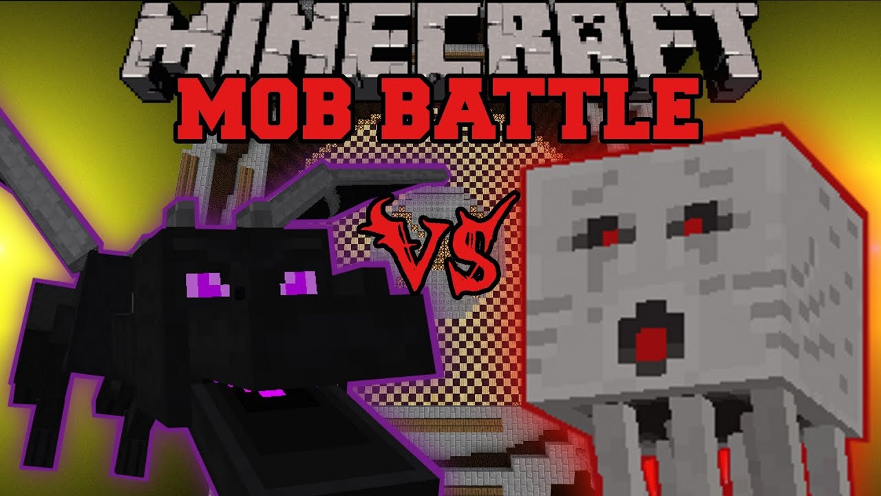 ENDER DRAGON VS GHAST - Minecraft Mob Battles - Arena Battle - YouTube