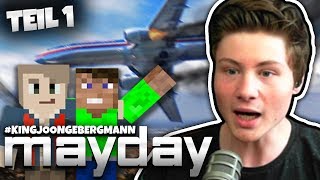 FLUGZEUGABSTURZ | Minecraft MAYDAY #1 | Adventure Map mit Dner & Herr Bergmann