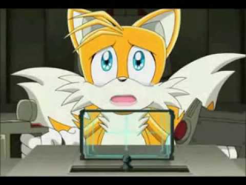 Tails' sad moment - YouTube