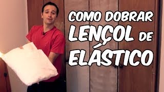 Como dobrar lençol com elástico