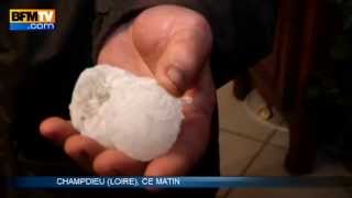 Orages et chutes de grêlons dans la Loire - 07/08