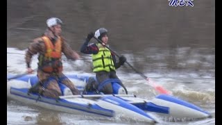 Паводок на р. Шипуниха под д. Ургун на руку спортсменам-водникам