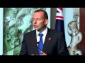 Tony Abbott talks on Anzac terrorist treat