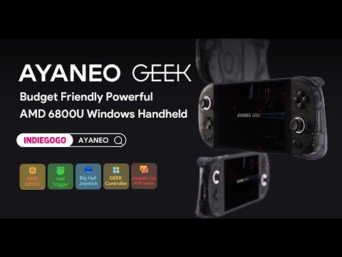 video AYA NEO Geek PC Gaming Handheld