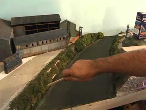 How To Make A River For Your Model Railroad Train Layout! Awesome 