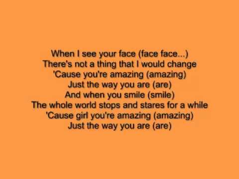 beautiful just the way you are lyrics