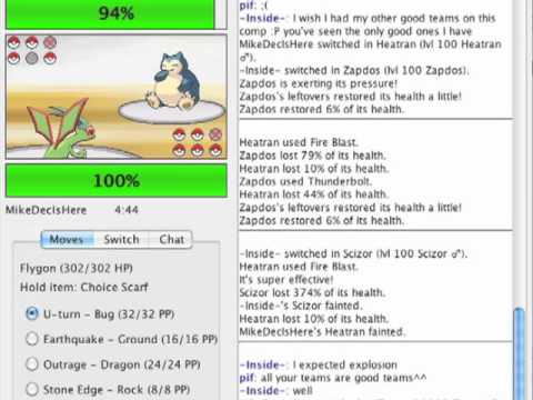 Pokemon Shoddy Battle #4 vs. -Inside- #3