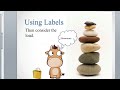 Moodle Label and Instructor Box