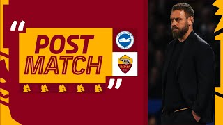 “Contento del passaggio del turno, non era scontato” | DANIELE DE ROSSI AL TERMINE DI BRIGHTON-ROMA