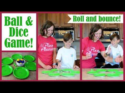DICE GAME: Bounce by the Numbers! | Party Games by Family Fun Every Day