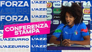 Conferenza stampa CT Bertolini e Gama | Italia-Islanda | Women's EURO 2022