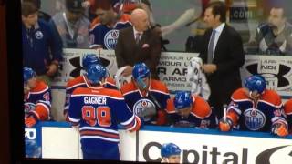 Taylor Hall and Dallas Eakins fight