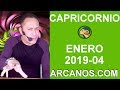 Video Horscopo Semanal CAPRICORNIO  del 20 al 26 Enero 2019 (Semana 2019-04) (Lectura del Tarot)