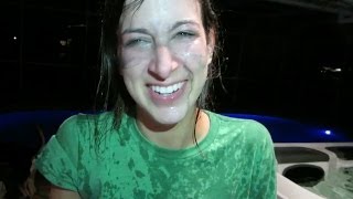 GIRL GETS HILARIOUSLY SOAKED!