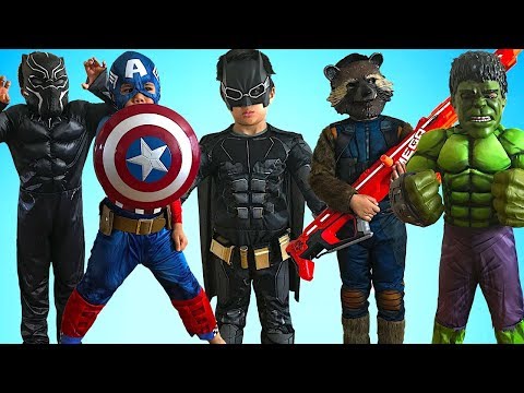 KIDS COSTUME RUNWAY SHOW Superheroes Marvel DC Disney Dress Up Fun With TBTFUNTV