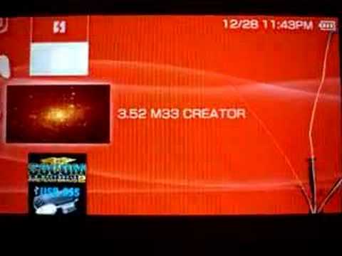 How to upgrade a PSP from firmware 1.50 to 3.52 M33 - YouTube