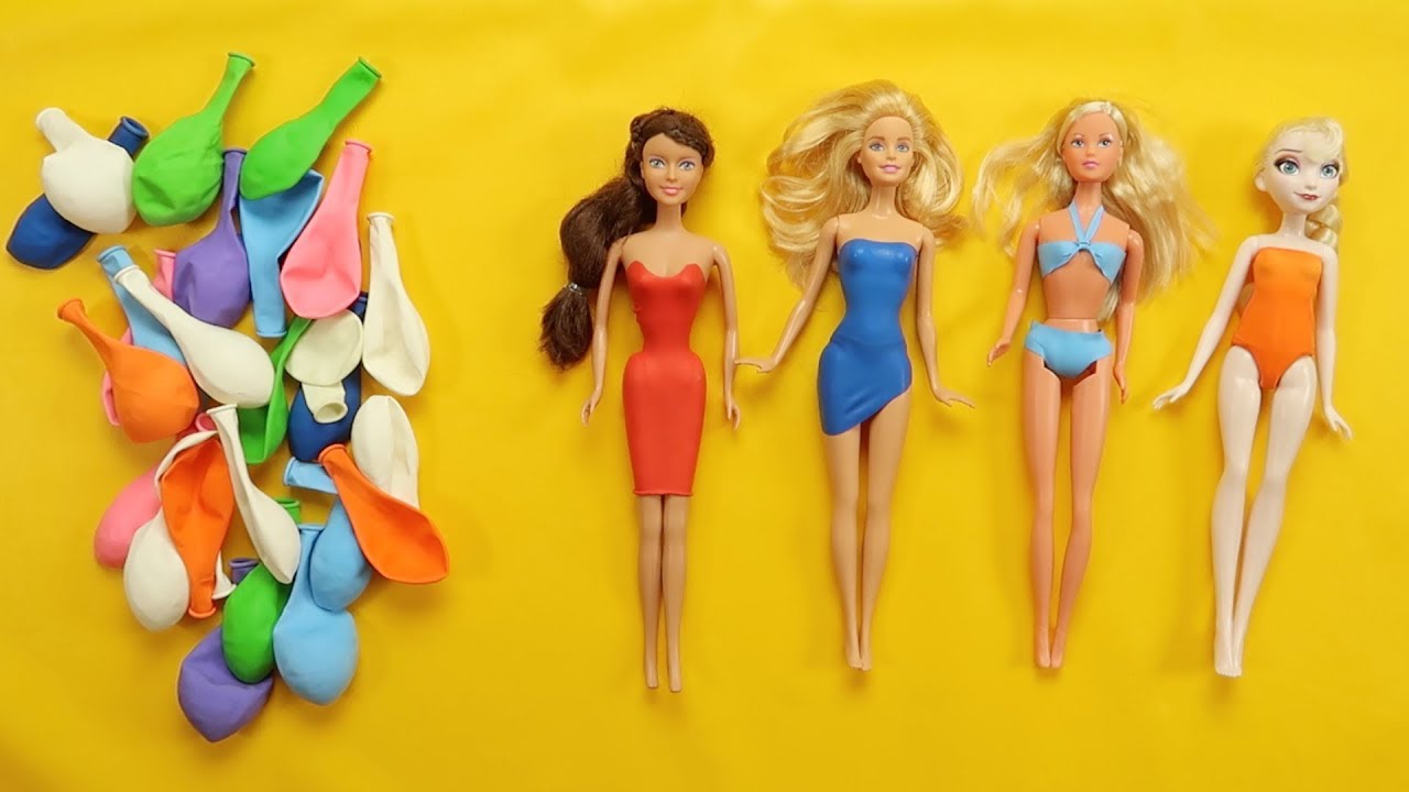 barbie clothes from balloons