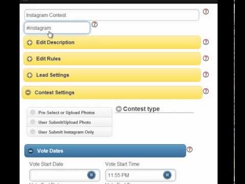 Contest.is How To - Instagram Contest Hashtag - YouTube