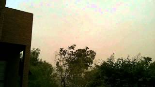 Time lapse of the dust storm in Fountain Hills