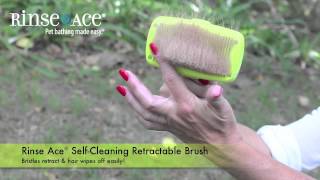 retractable dog brush