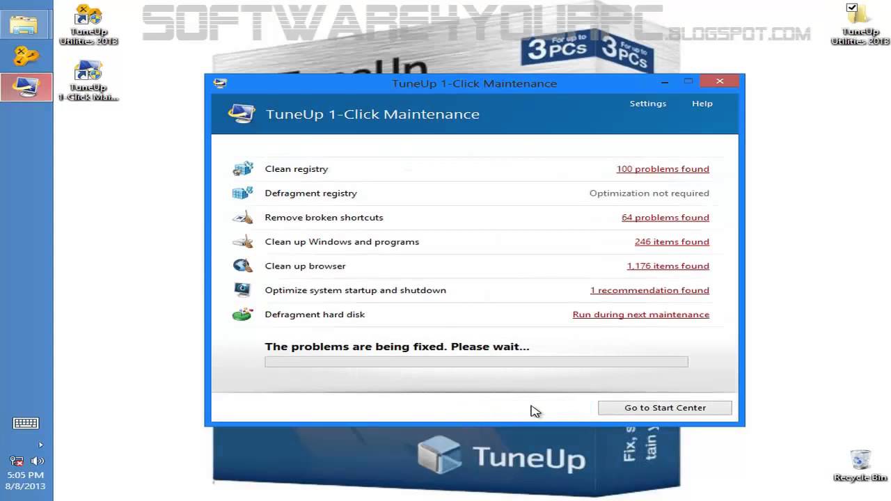 tune up 1click maintenance