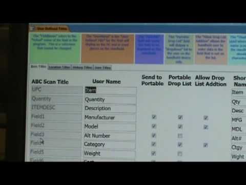 ABC Scan Inventory Software PC Functionality - YouTube