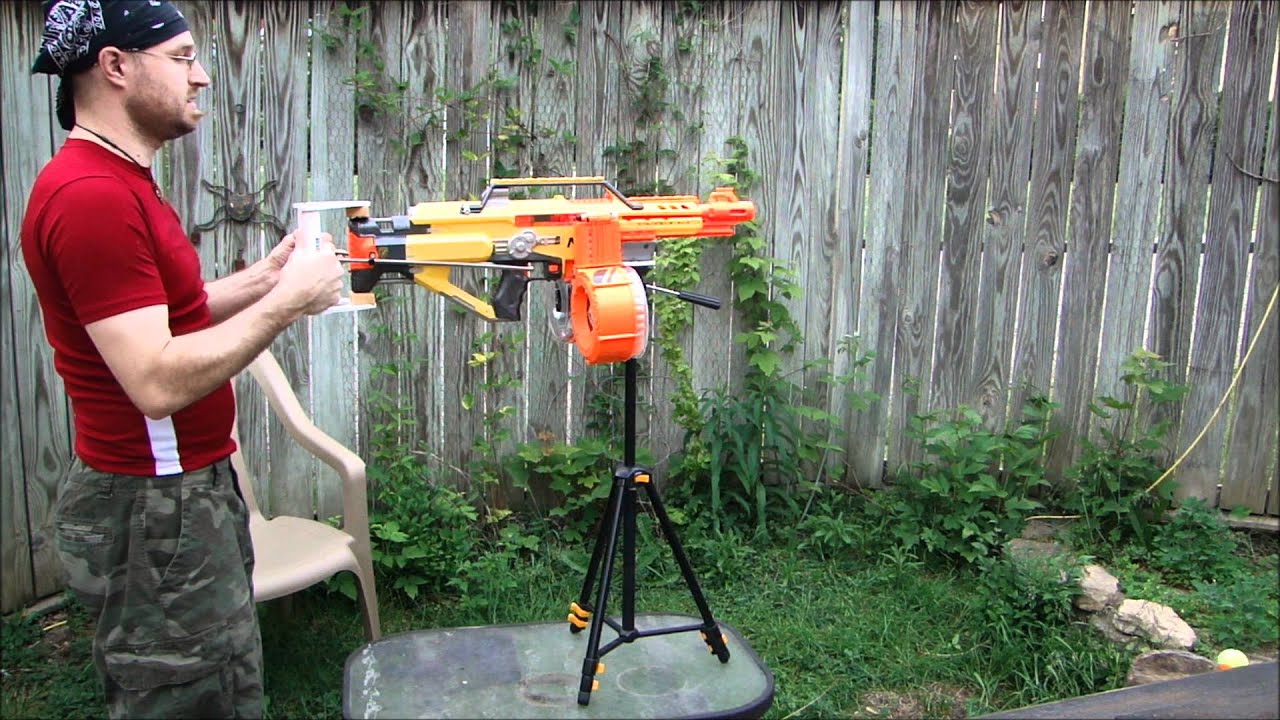 Nerf Heavy Machine Gun mod - Stampede - YouTube