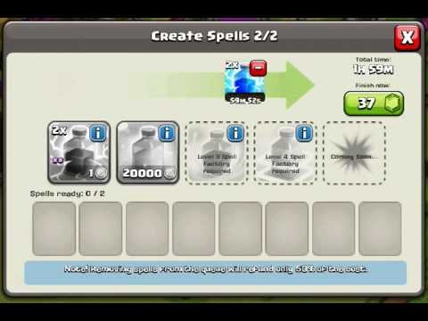 Clash of Clans Spell Factory