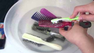 608 - How to CLEAN Brushes & Combs EASILY!!!