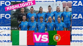Highlights: Italia-Portogallo 1-0 - Under 23 femminile (10 novembre 2022)