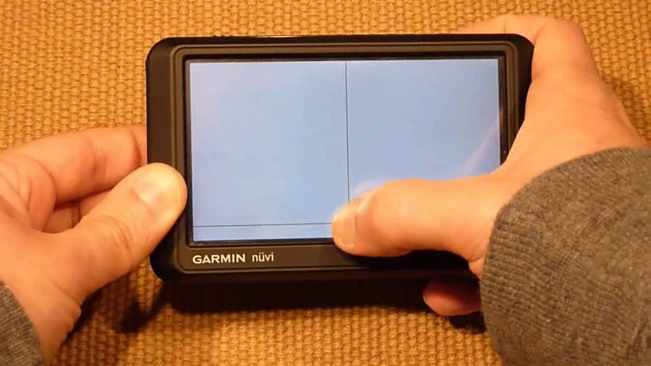 Garmin nuvi 2xx 7xx series Screen Calibration How To YouTube