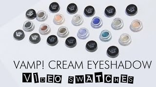 #Ombretti #Vamp! Cream Eyeshadow. Gli swatches by Alicelikeaudrey | PUPA Make Up