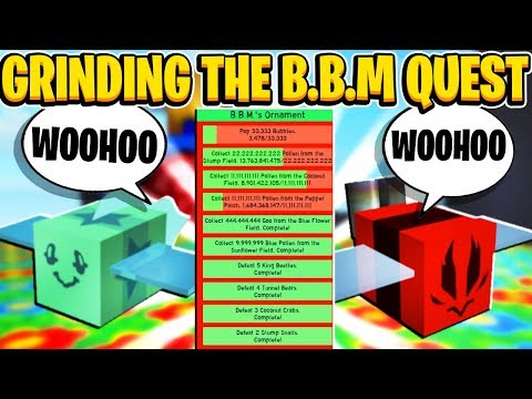 Grinding For The BBM Ornament And Funny Story Time In Roblox Bee Swarm Simulator