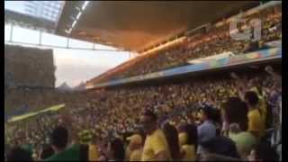 Torcida do Brasil vaia Dilma "Ei, Dilma Vai tomar no C*" - Brasil 2 x 1 Croácia 2014