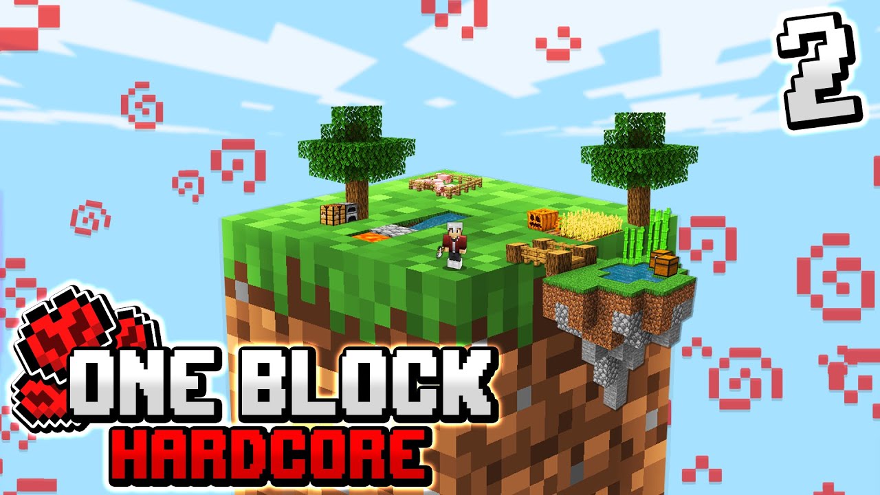 but you only get ONE BLOCK.. (hardcore) #2 Minecraft Skyblock, but you only...
