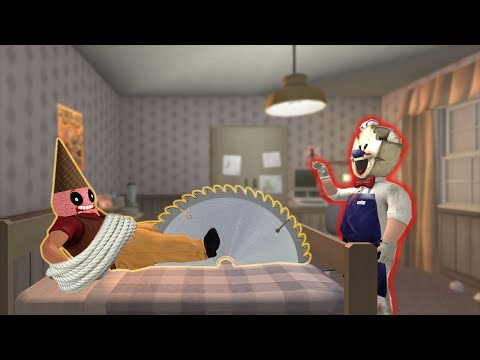 Granny vs Ice Scream vs Evil Nun funny animation part 79