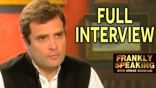 Frankly Speaking with Rahul Gandhi - Full Interview