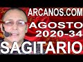 Video Horóscopo Semanal SAGITARIO  del 16 al 22 Agosto 2020 (Semana 2020-34) (Lectura del Tarot)