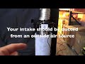 Grow Tent - Passive Outtake Air Vs. Aggressive Air Flow - Monster Gardens.mov